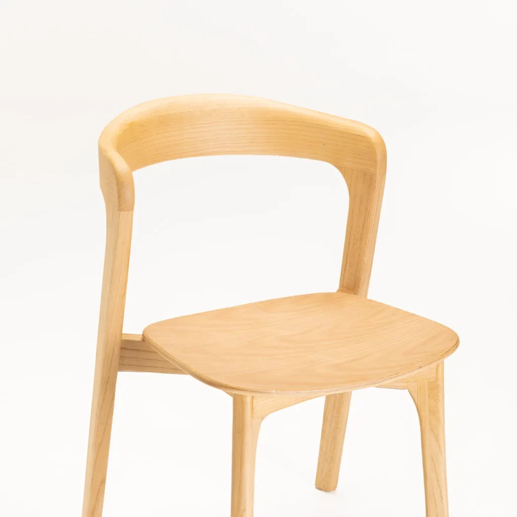 ZARA SOLID WOOD DINING CHAIR - NATURAL