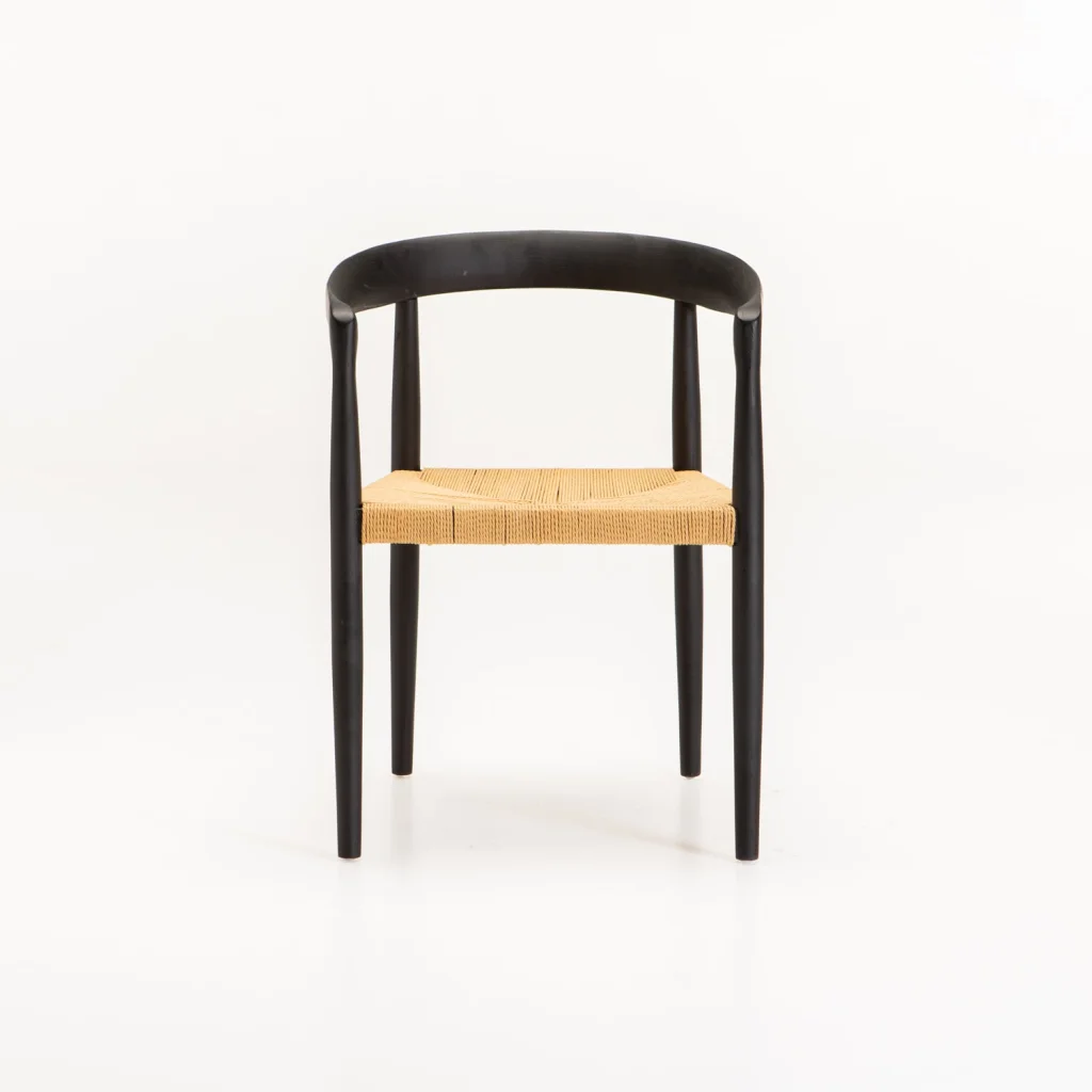 TALON SOLID WOOD DINING CHAIR - BLACK