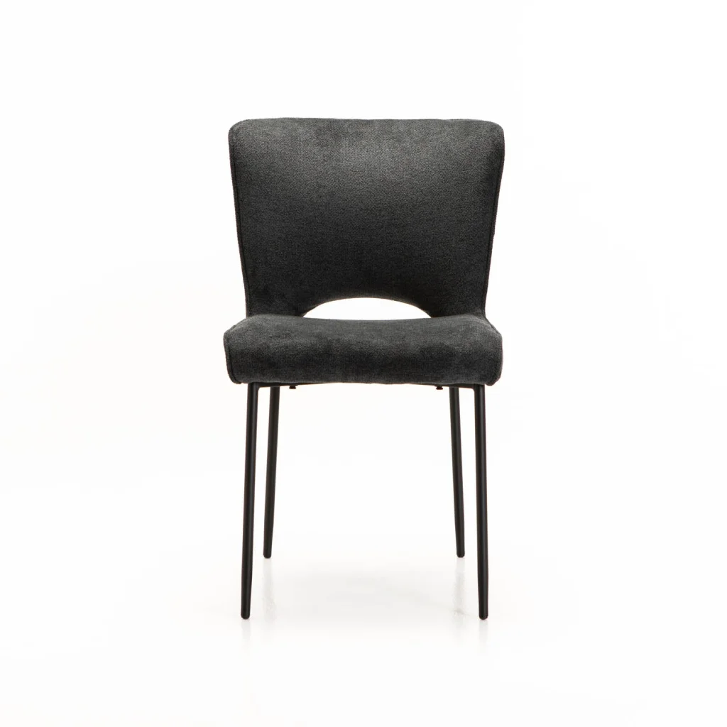 MODENA FABRIC DINING CHAIR - GREY
