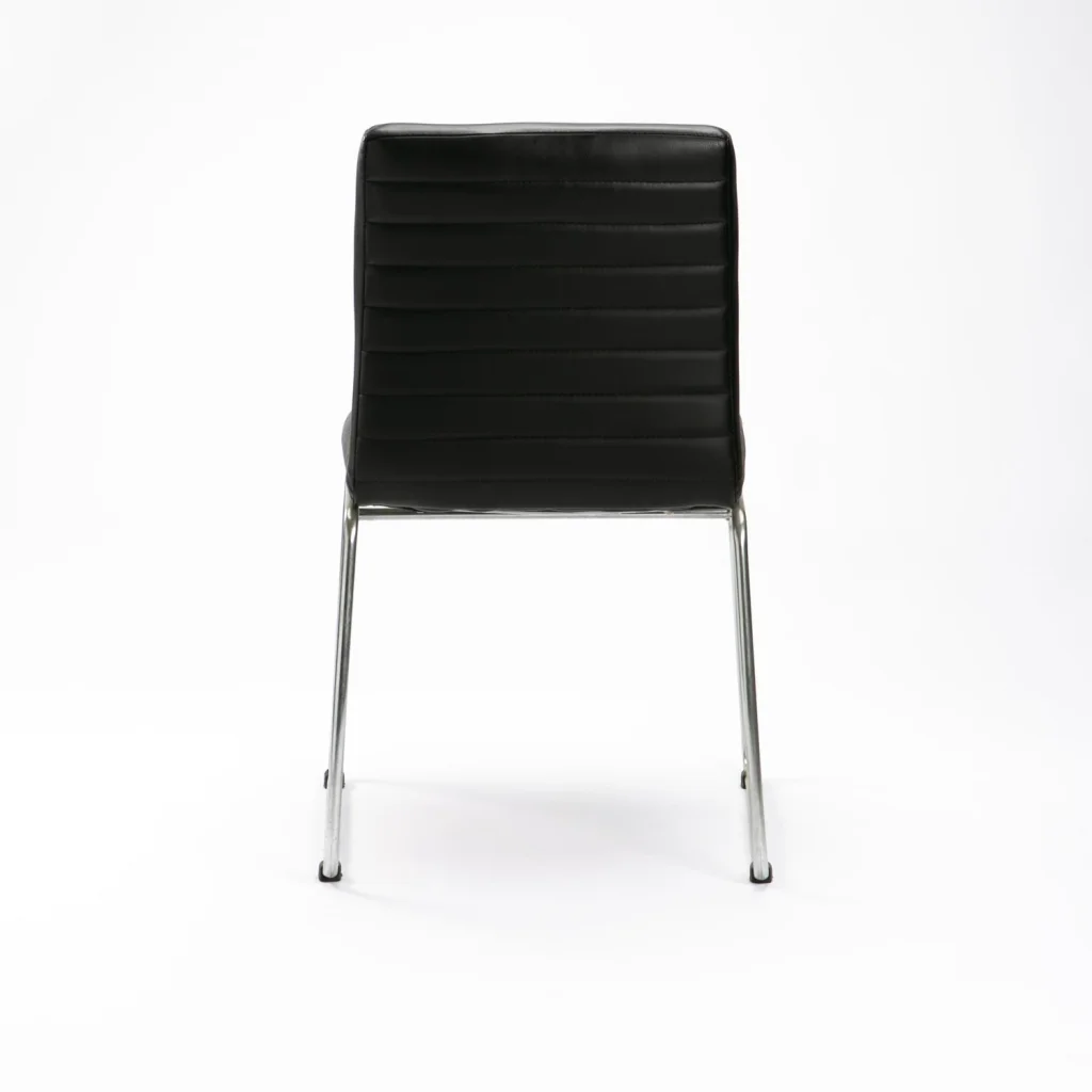 MIA LEATHER TOUCH CHROME DINING CHAIR