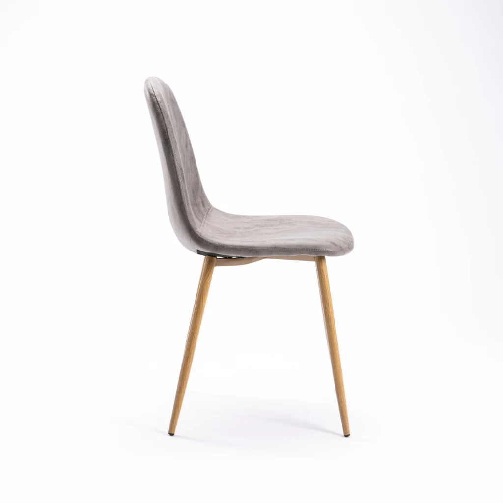 TAL FABRIC DINING CHAIR - GREY