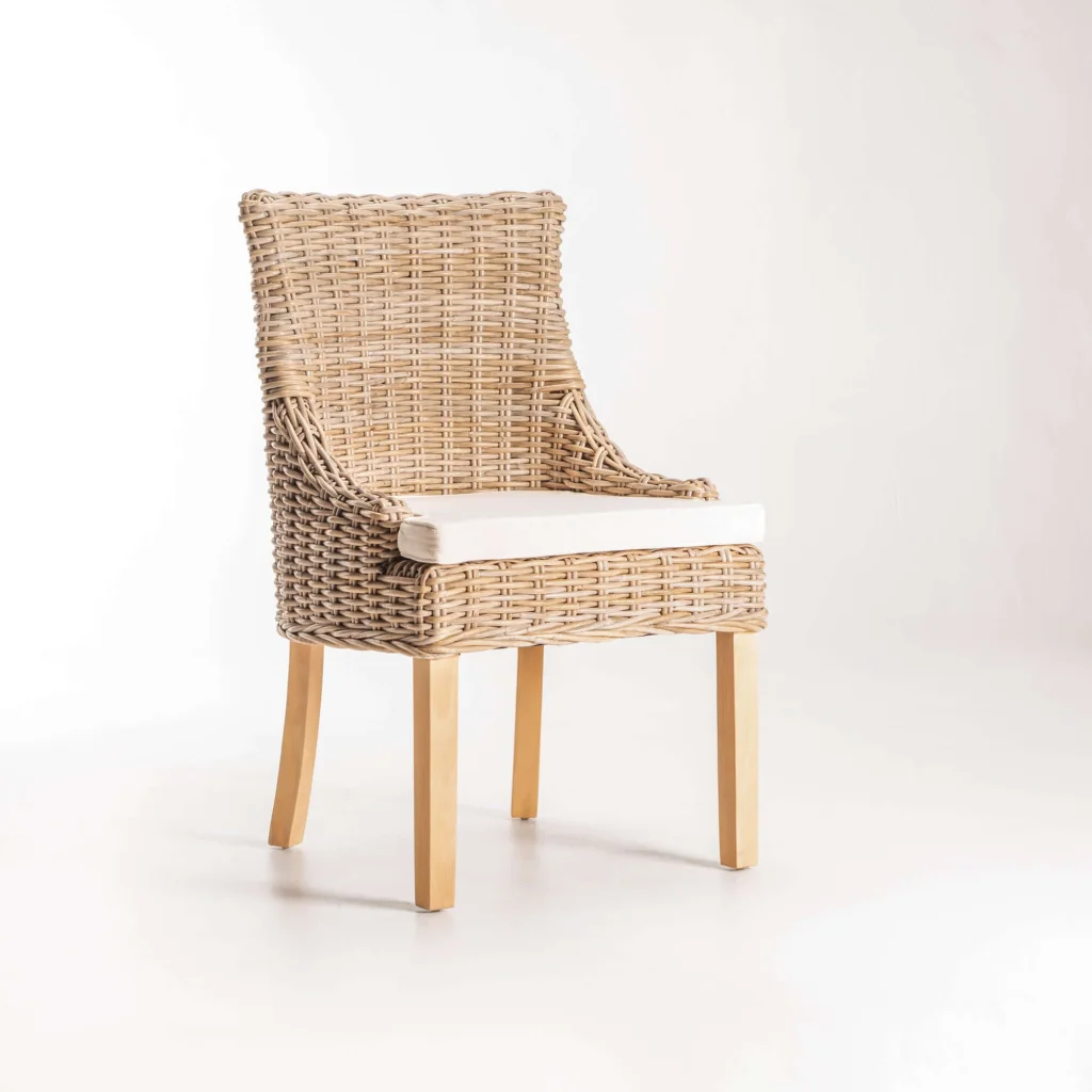 JAMBI KUBU DINING CHAIR - NATURAL