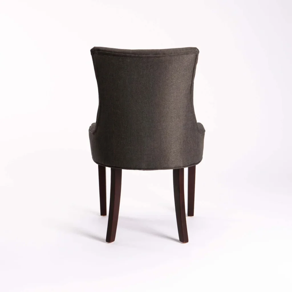 DIDIER FABRIC DINING CHAIR - CHARCOAL
