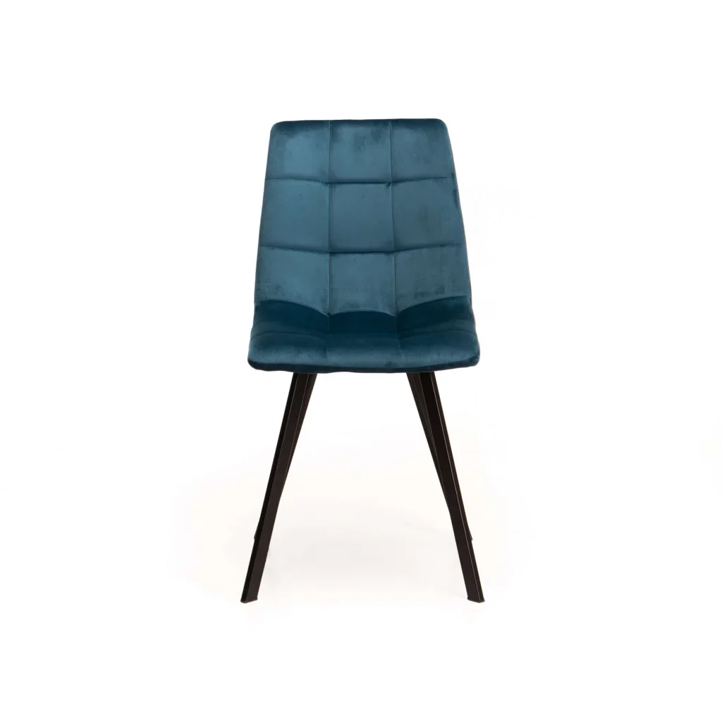 ADDISON VELVET DINING CHAIR - BLUE