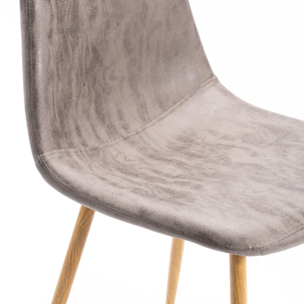 TAL FABRIC DINING CHAIR - GREY