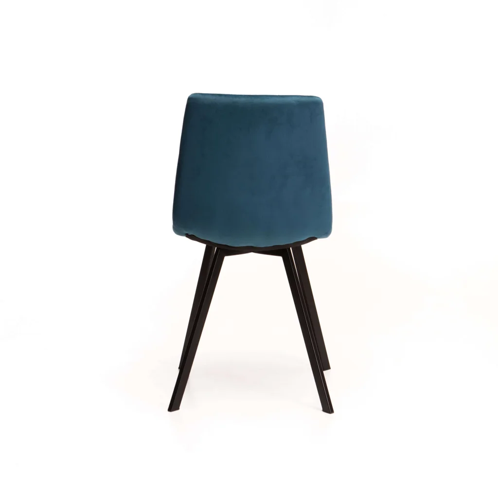 ADDISON VELVET DINING CHAIR - BLUE