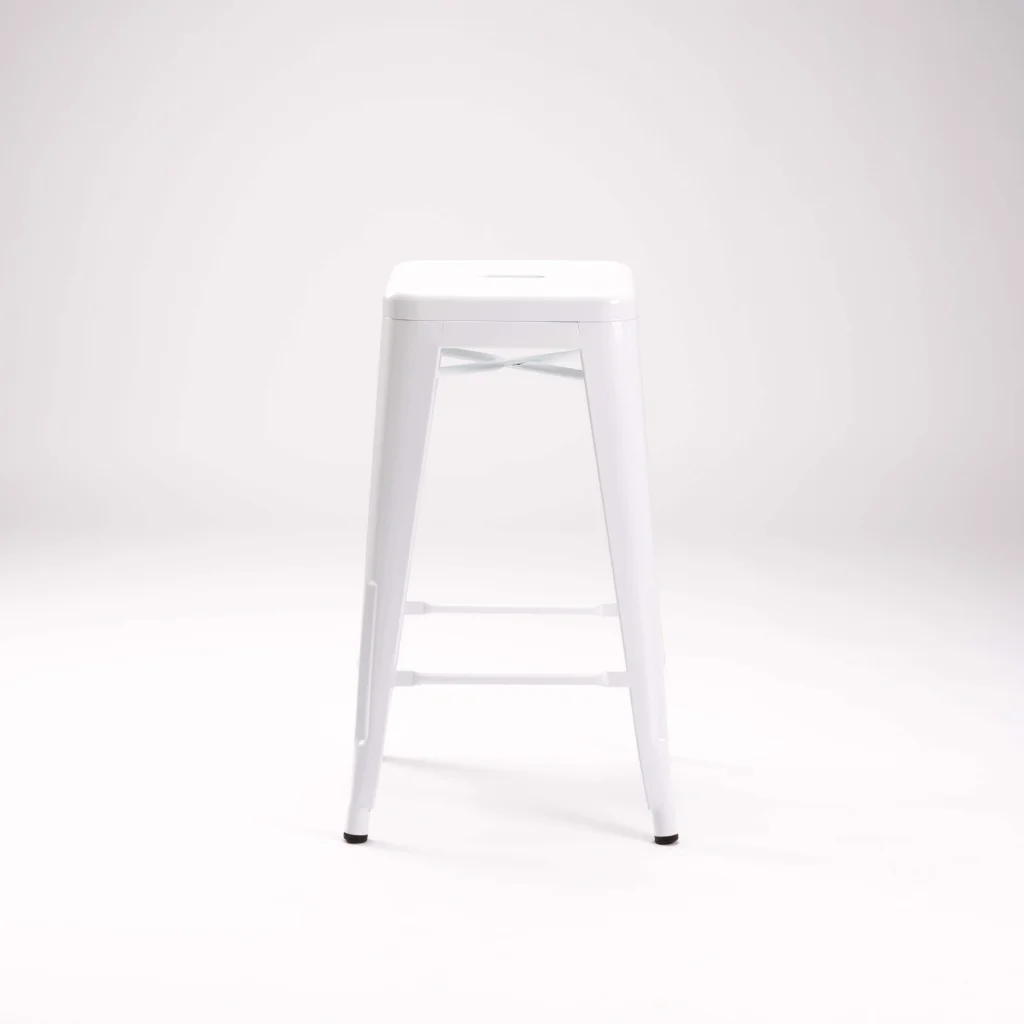 BRONX KITCHEN STOOL - WHITE