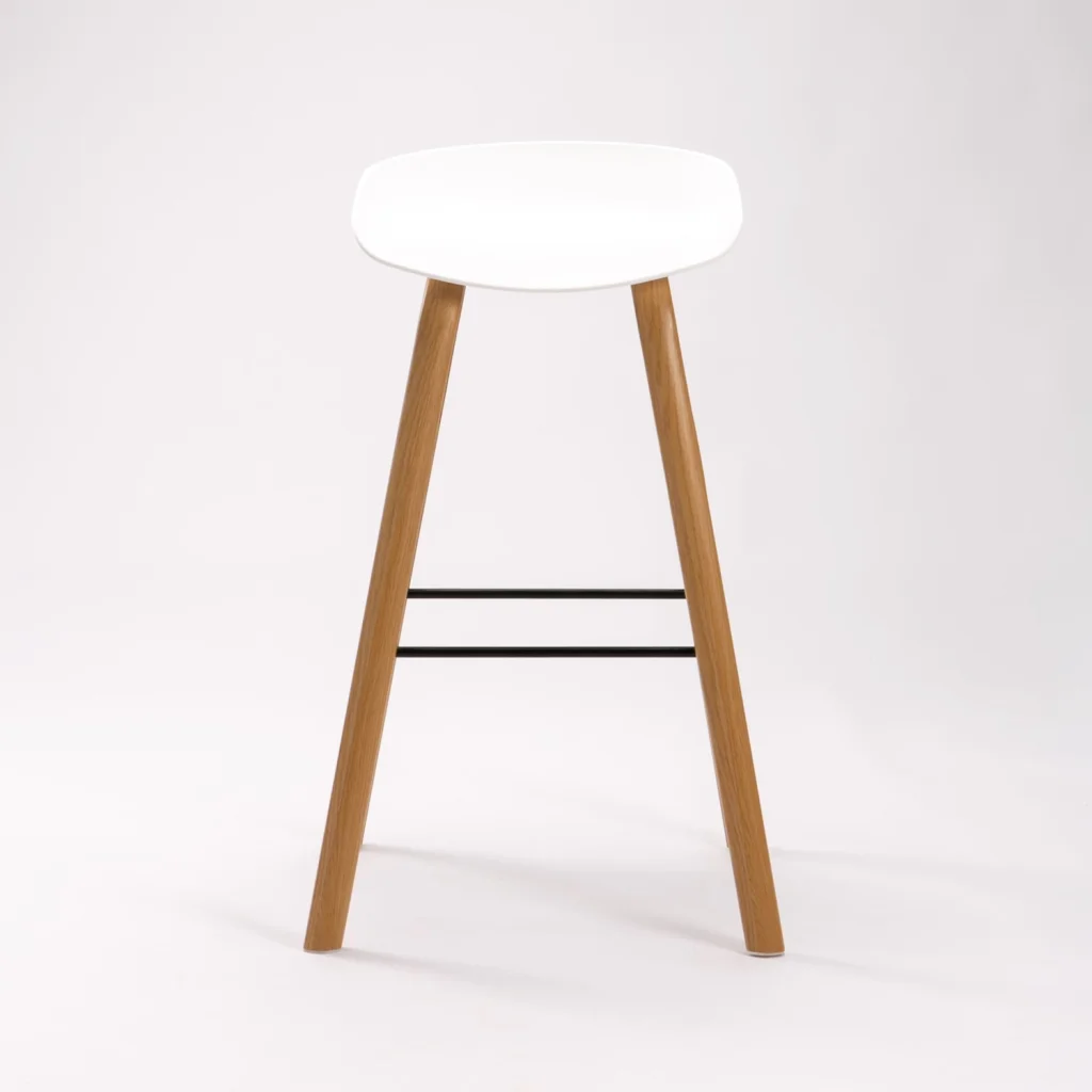 VEGAS LUXURY BARSTOOL - WHITE
