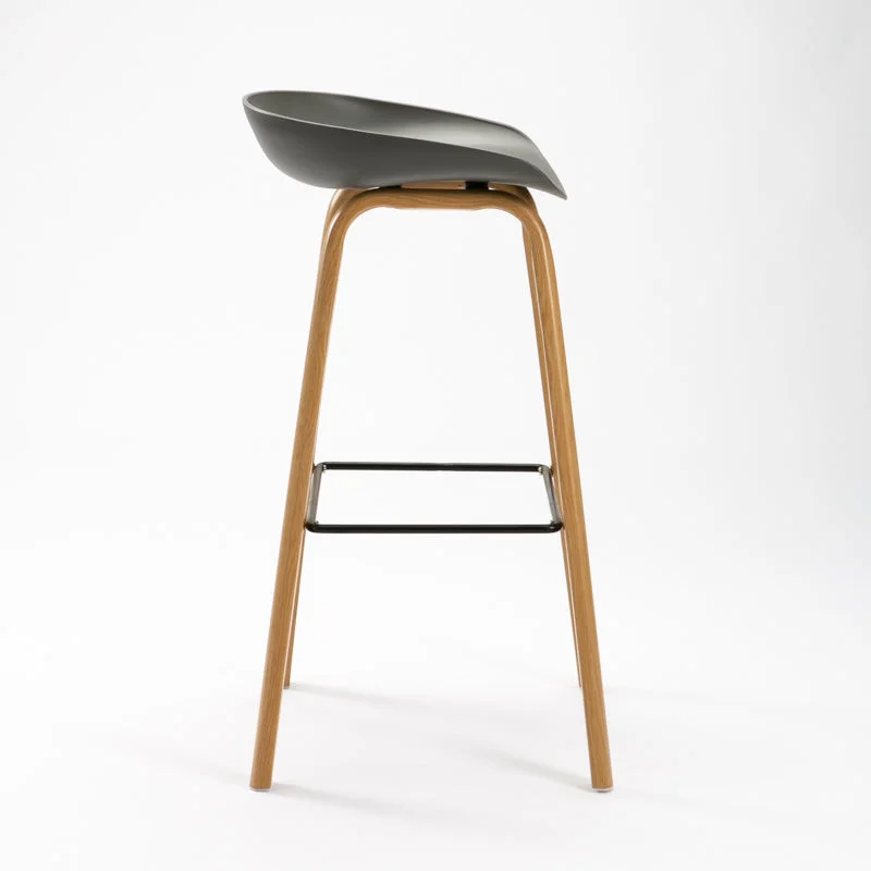 VEGAS LUXURY BARSTOOL - DARK GREY