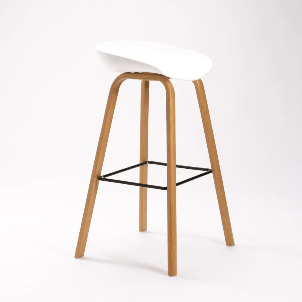 VEGAS LUXURY BARSTOOL - WHITE