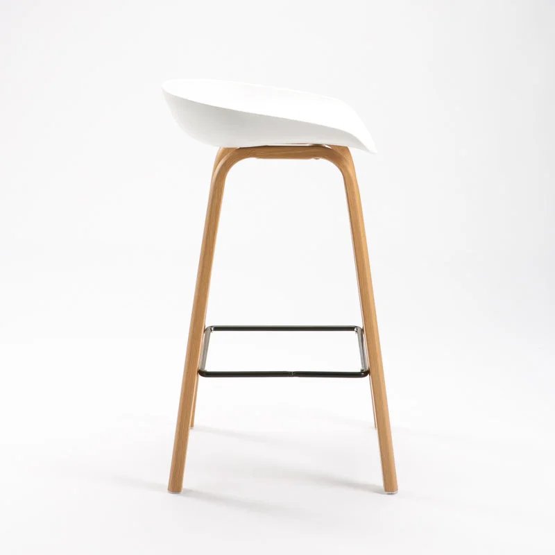 VEGAS LUXURY KITCHEN STOOL - WHITE
