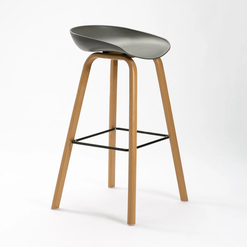 VEGAS LUXURY BARSTOOL - DARK GREY