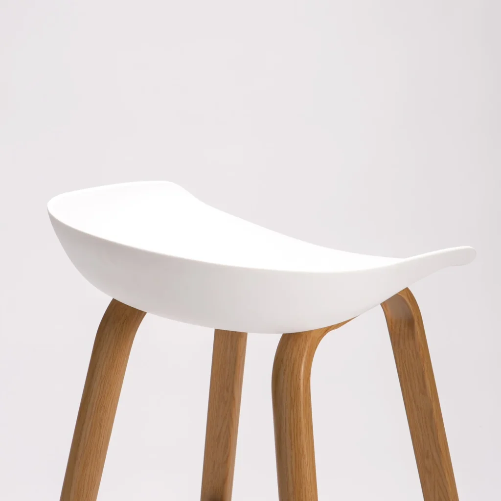 VEGAS LUXURY BARSTOOL - WHITE