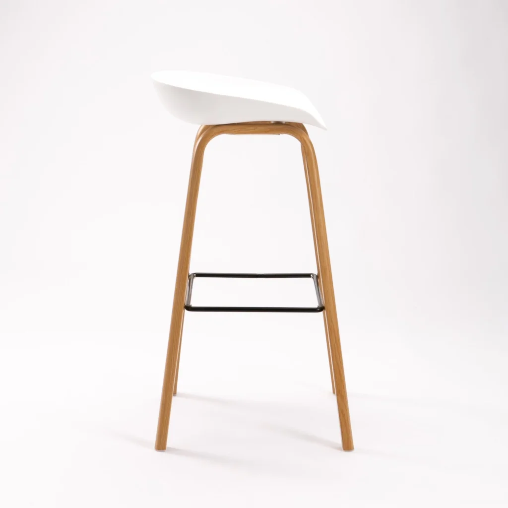 VEGAS LUXURY BARSTOOL - WHITE