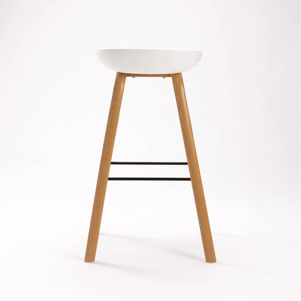 VEGAS LUXURY BARSTOOL - WHITE