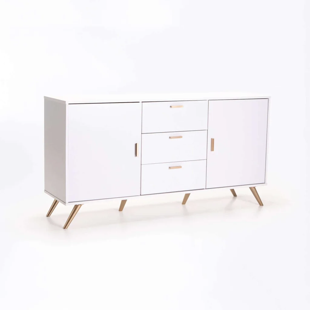 LENA 2 DOOR 3 DRAWER SIDEBOARD - WHITE