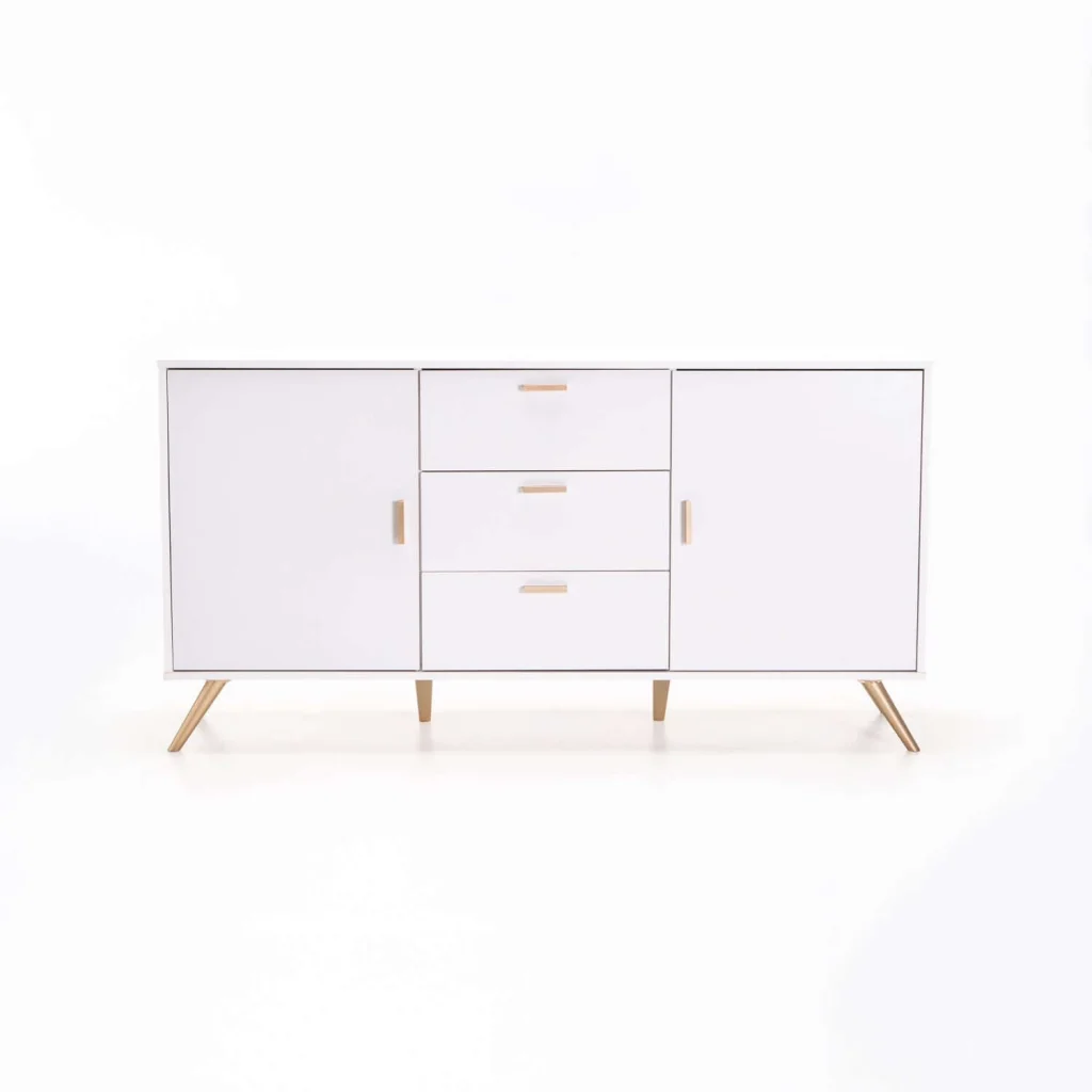 LENA 2 DOOR 3 DRAWER SIDEBOARD - WHITE