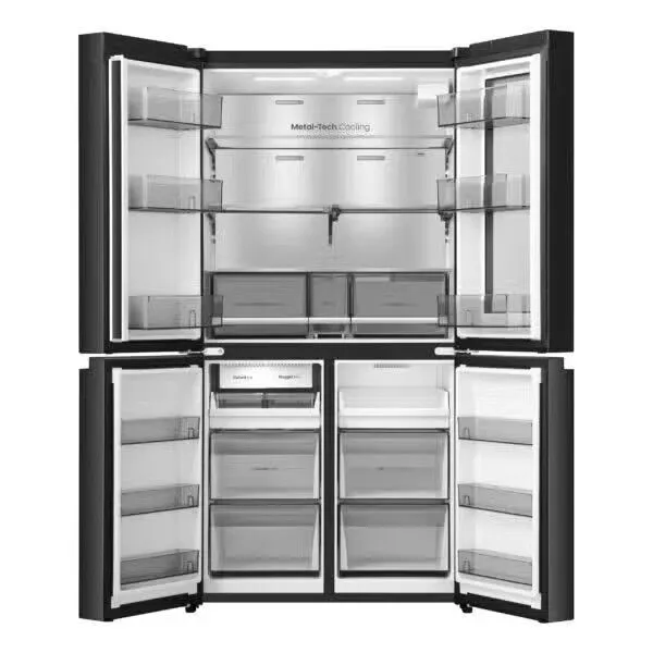 Hisense 601l 4 Door PureView Refrigerator With Dual Ice Maker - H820FSB-IMV